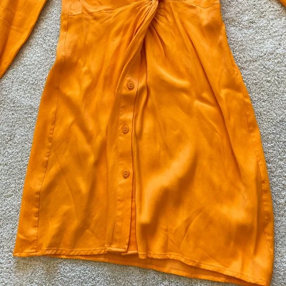 ORANGE MINI DRESS - Picture 10 of 10